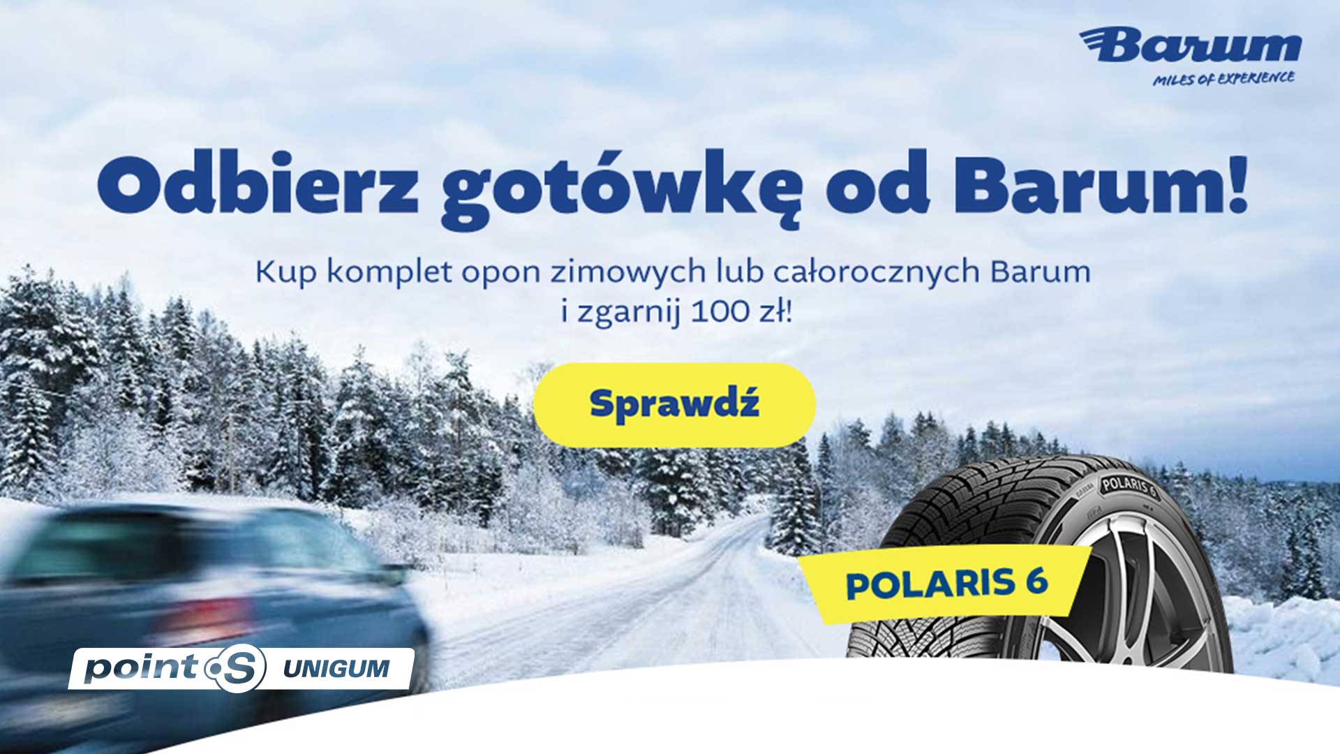 Odbierz gotówkę od Barum!