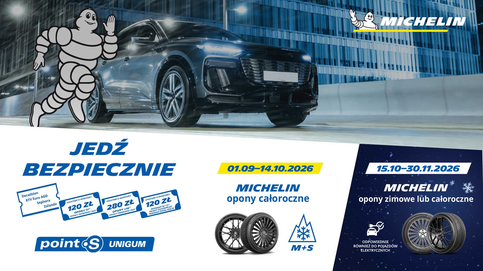 Kup opony Michelin i odbierz voucher nawet 280 zł